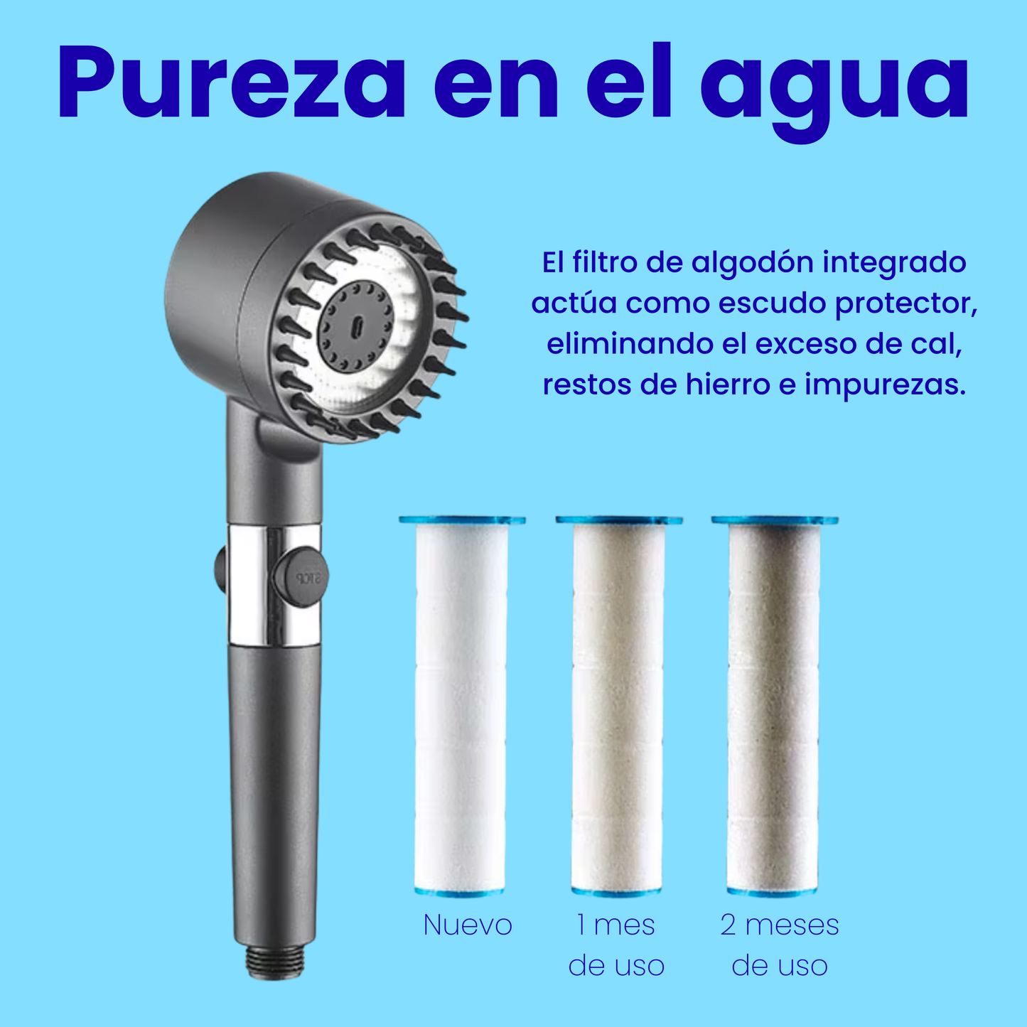 Cabezal de ducha con filtro HomeSpot™